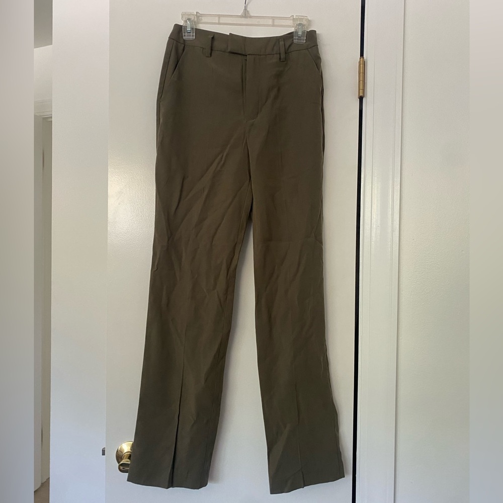 NWT a new day Straight Leg Olive Trousers